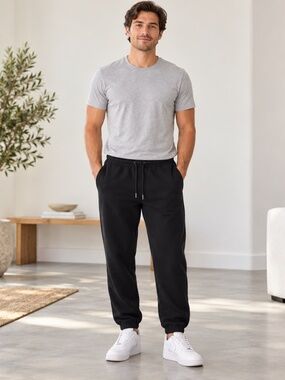 Alo Yoga Chill Sweatpants Men’s Large Black M5151R Jogger Lounge 34x28